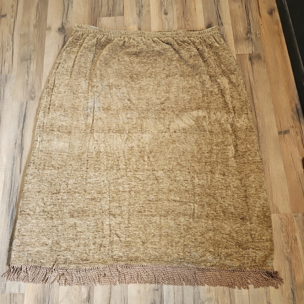 Indigo Moon Skirt With Fringe Bottom Size 3X